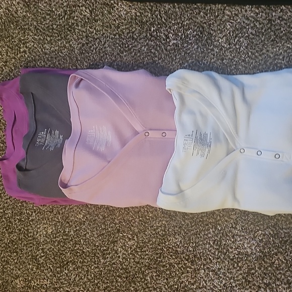 Set of Four Long Sleeve Henley Tops - Picture 6 of 6